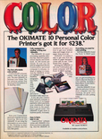 Okidata printer 1985 magazine ad