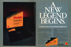 Kodak blank disks, March 1985 magazine ad