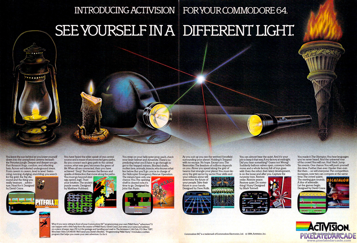 Activision, Inc. Advertisement: Activision August 1984 magazine ad