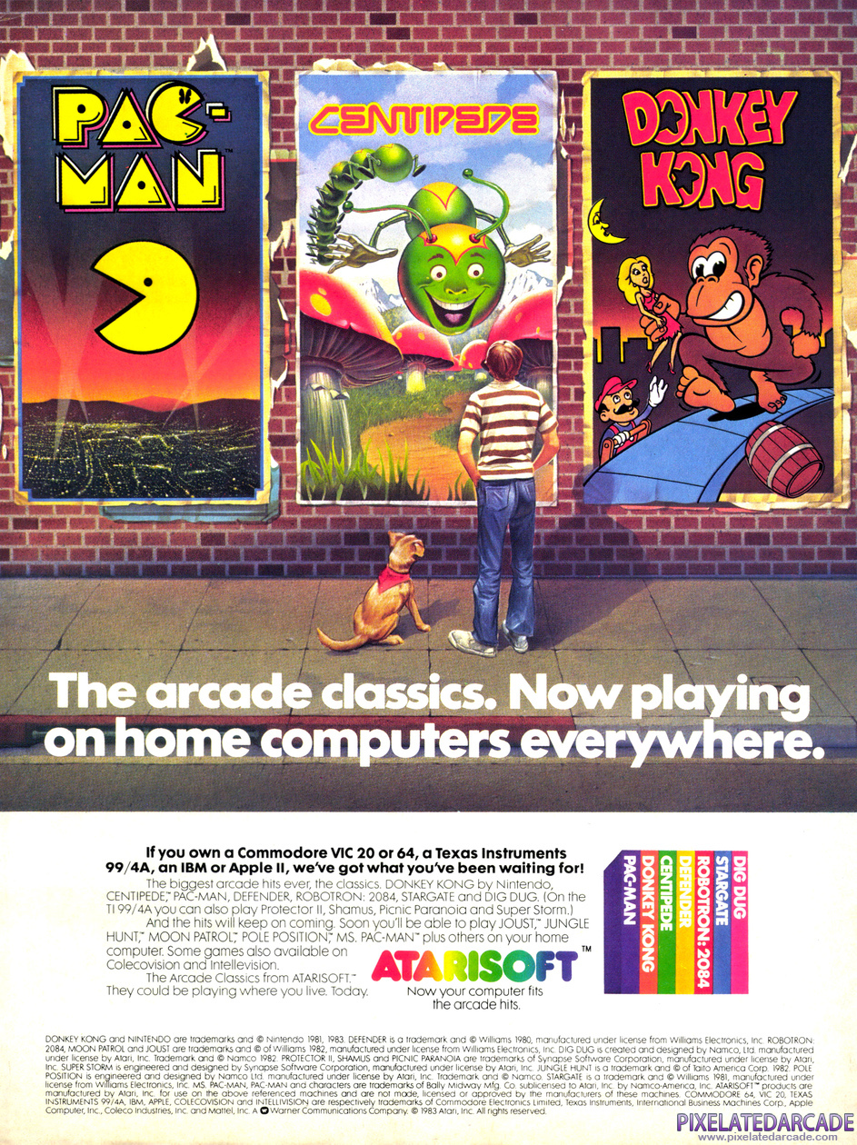 Atarisoft Advertisement: Atarisoft March 1984 magazine ad