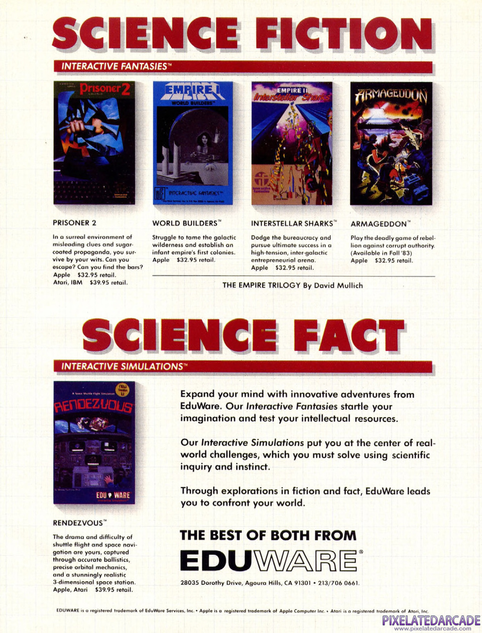 Prisoner 2 Advertisement: EduWare May 1983 magazine ad