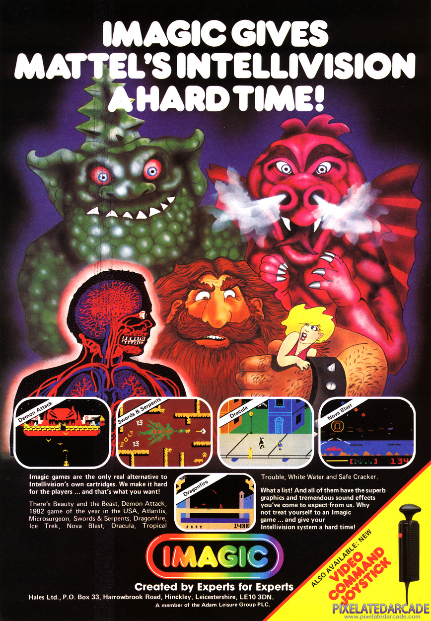Imagic Advertisement: Imagic August 1983 magazine ad