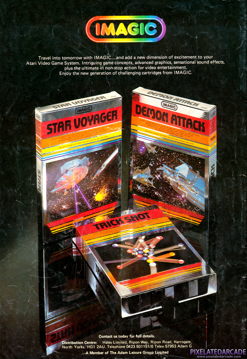 Star Voyager Advertisement: Imagic December 1982 magazine ad