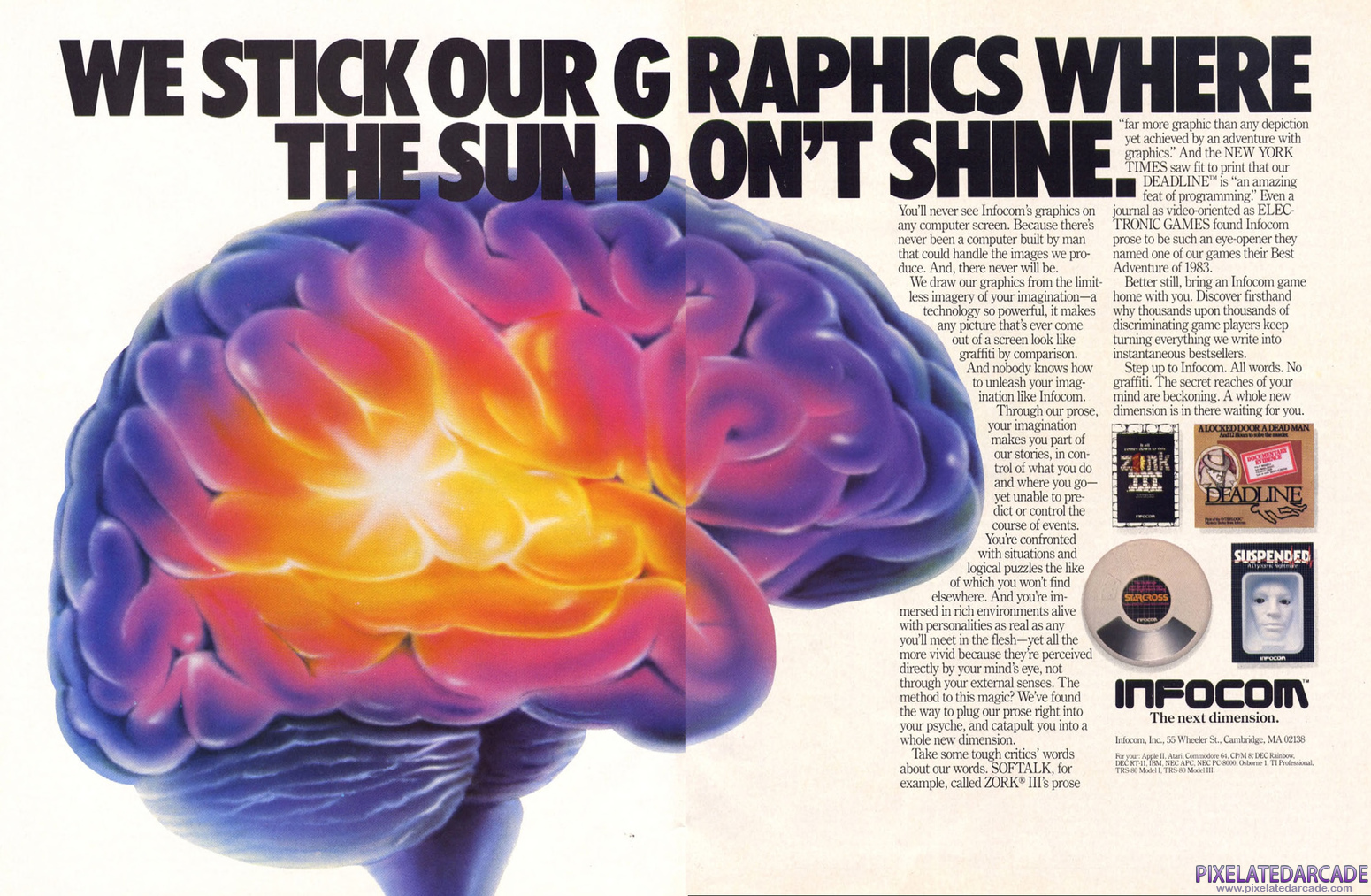  Advertisement: Infocom May 1983 magazine ad