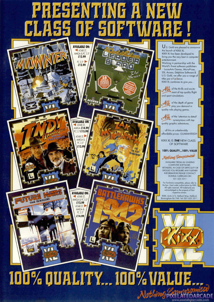  Advertisement: Kixx XL January 1993 magazine ad