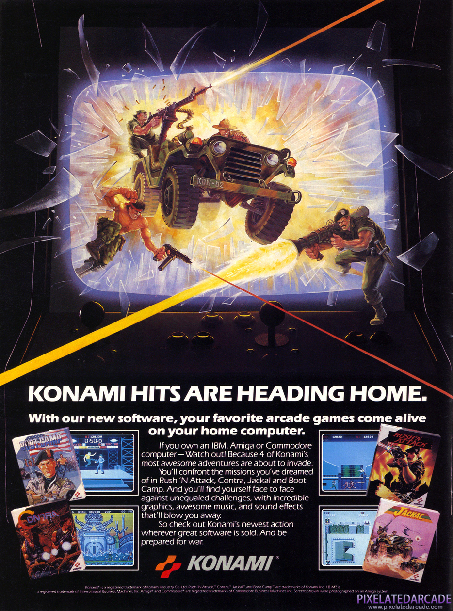 Boot Camp Advertisement: Konami Fall 1988 magazine ad