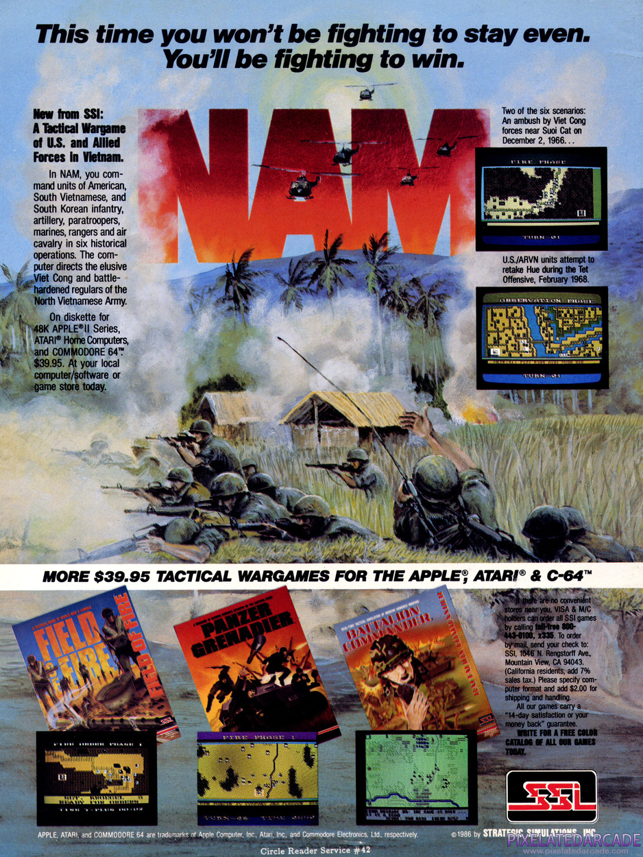 NAM Advertisement: SSI March 1986 magazine ad