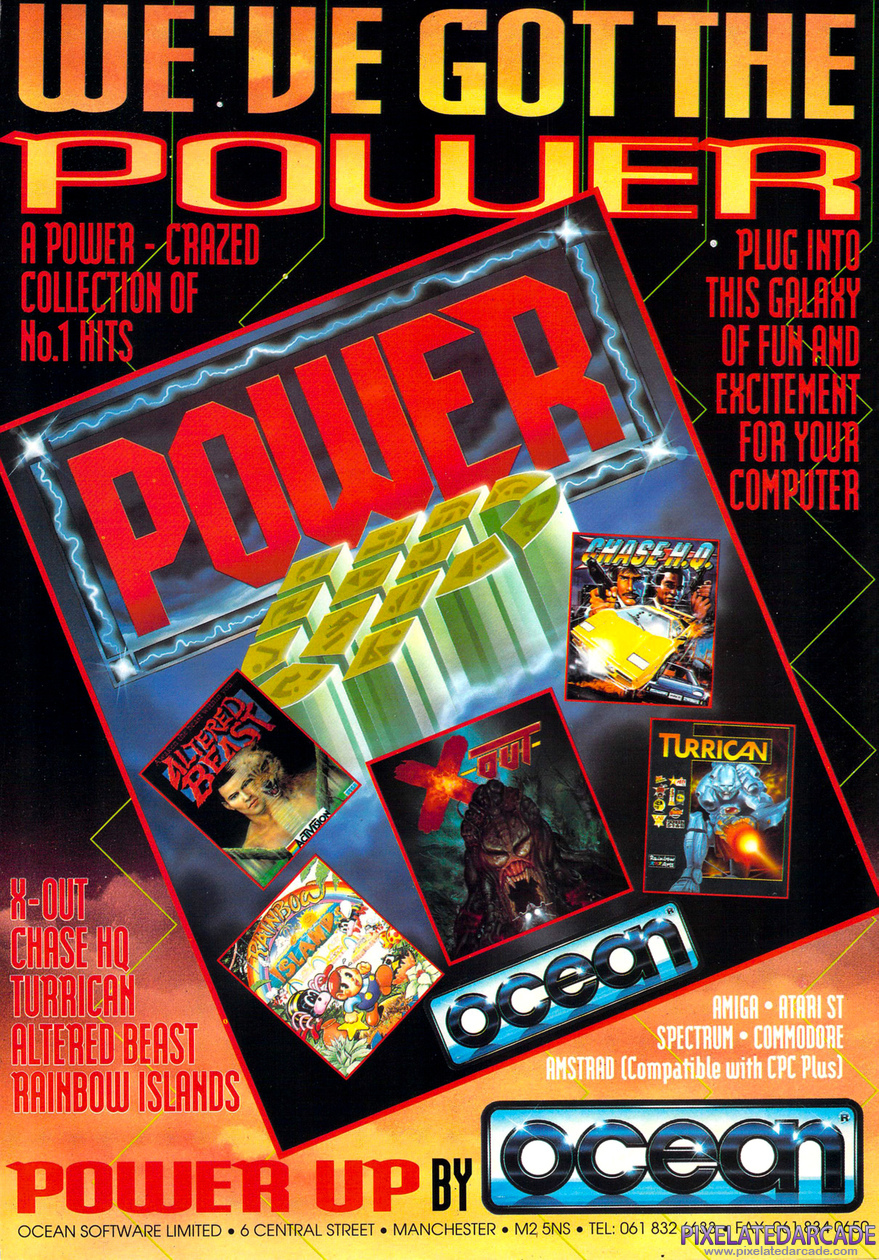 Chase H.Q. Advertisement: Ocean Software May 1991 magazine ad