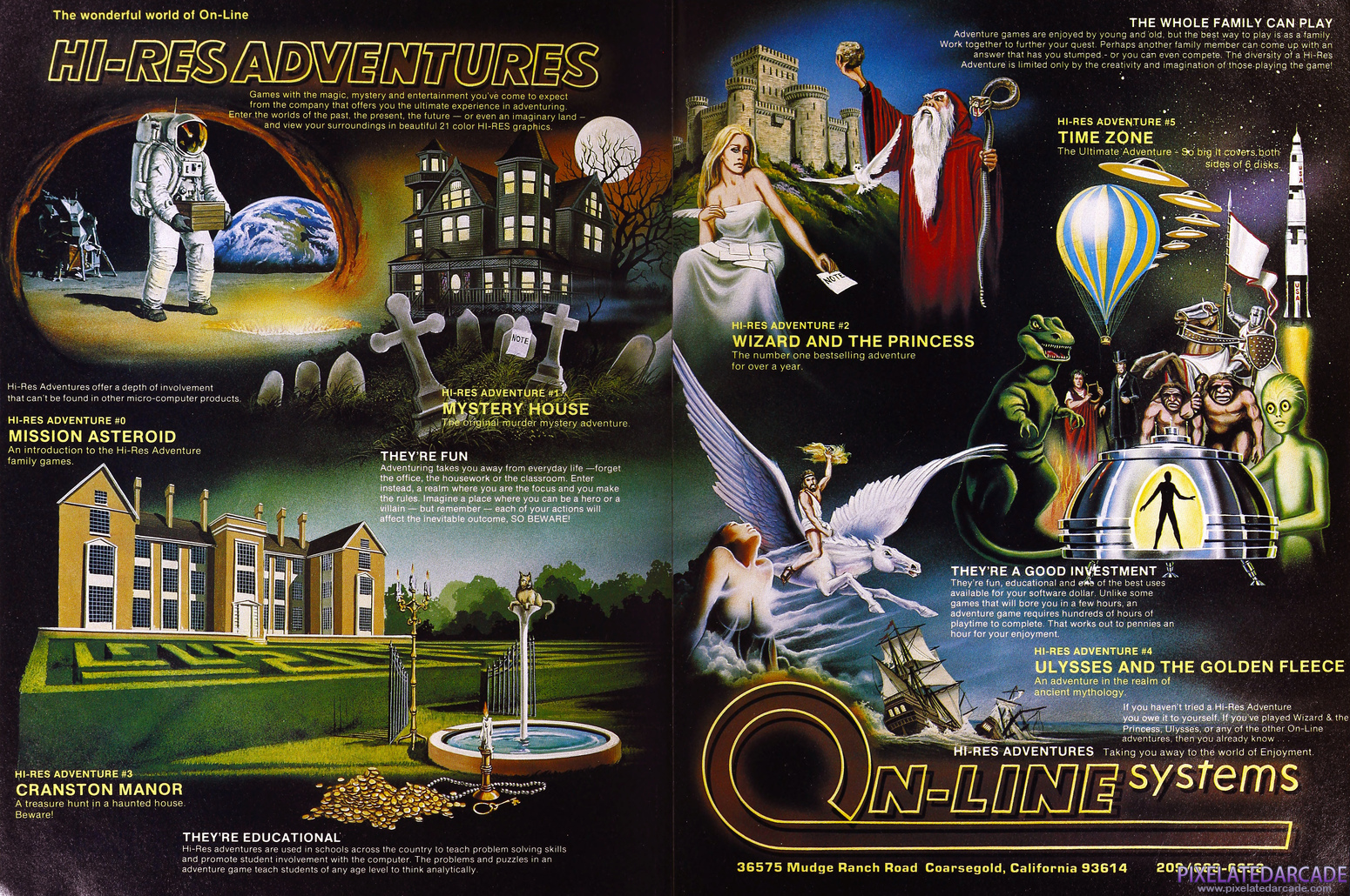 On-Line Systems Advertisement: On-Line Systems June 1982 magazine ad