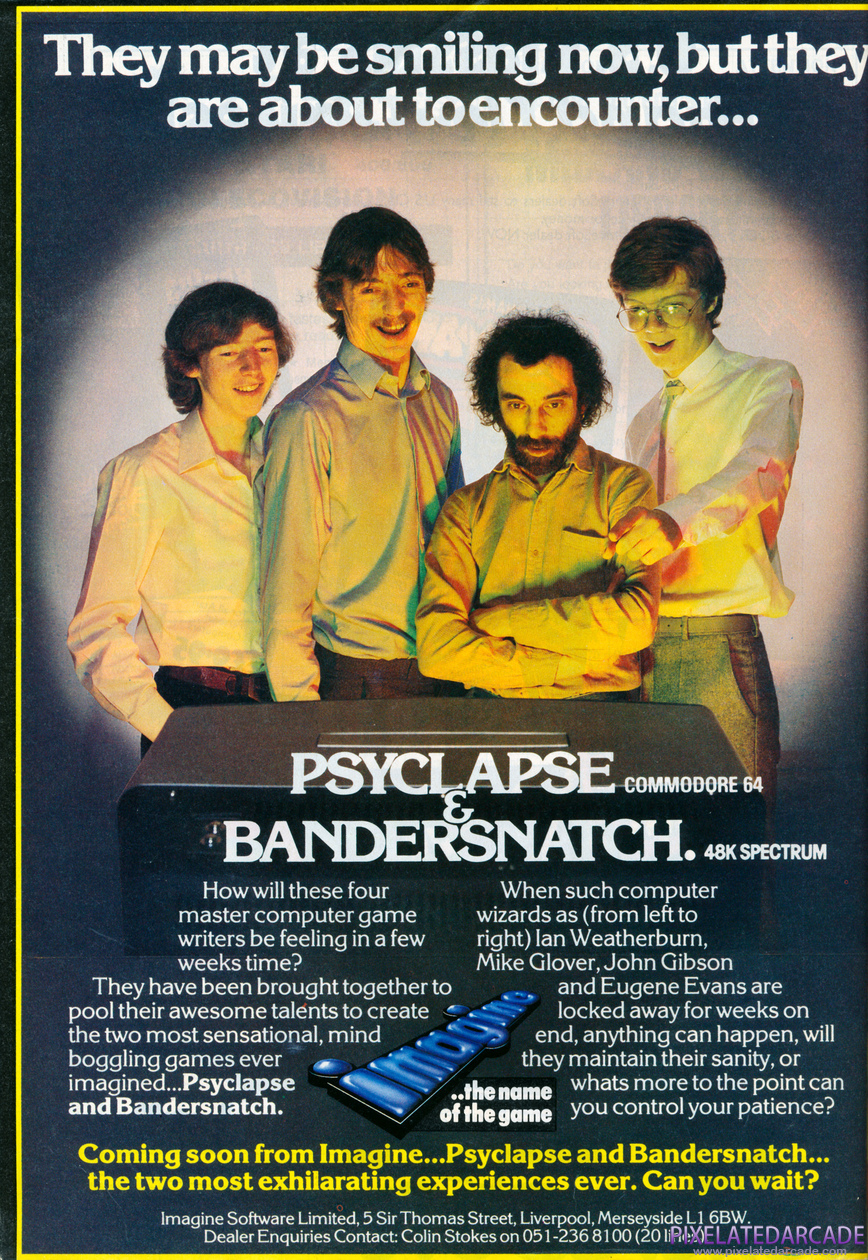  Advertisement: Imagine February 1984 magazine ad