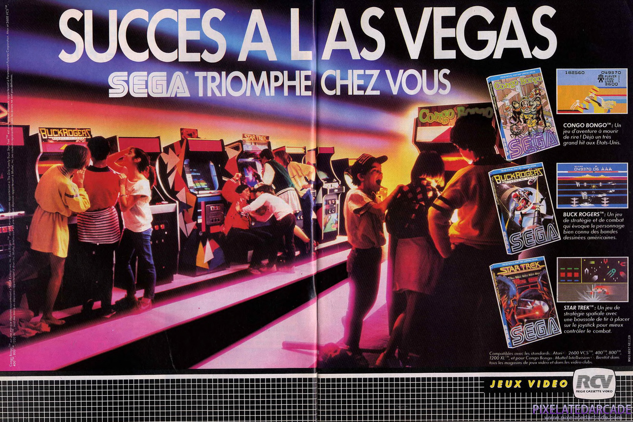 Star Trek: Strategic Operations Simulator Advertisement: SEGA March 1984 magazine ad (French) Star Trek: Strategic Operations Simulator Advertisement: SEGA March 1984 magazine ad (French)