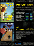 Access Software November 1986 Magazine Ad