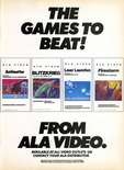 ALA Video January 1984 magazine ad