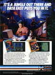 Data East Fall 1988 magazine ad
