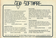 Gem Software February 1984 magazine ad