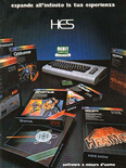 HES January 1984 magazine ad (Italian)
