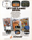 Konami September 1989 magazine ad
