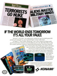 Konami February 1990 magazine ad