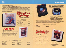 Mindscape 1986 product catalog