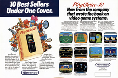 Nintendo Playchoice 10 flyer (August 1986)