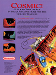 Solar Jetman / PlayChoice-10 flyer - Back