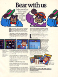 Stickybear Bop/ABC/Numbers May 1983 magazine ad