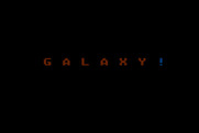 Galaxy for Atari 8-bit - Title screen.