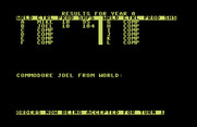 Galaxy for Commodore 64 - Game start.