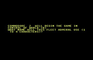Galaxy for Commodore 64 - Setting up the players.
