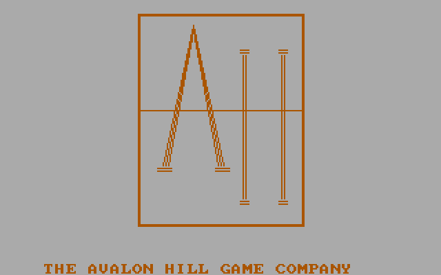 Galaxy IBM PC/Compatibles Screenshot: Avalon Hill logo