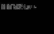Galaxy for IBM PC/Compatibles - Setting up a new game