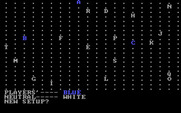 Galaxy for IBM PC/Compatibles - The initial gameboard