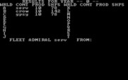 Galaxy for IBM PC/Compatibles - Issuing orders