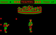 Fun House for IBM PC/Compatibles - Tossing balls into a moving target.