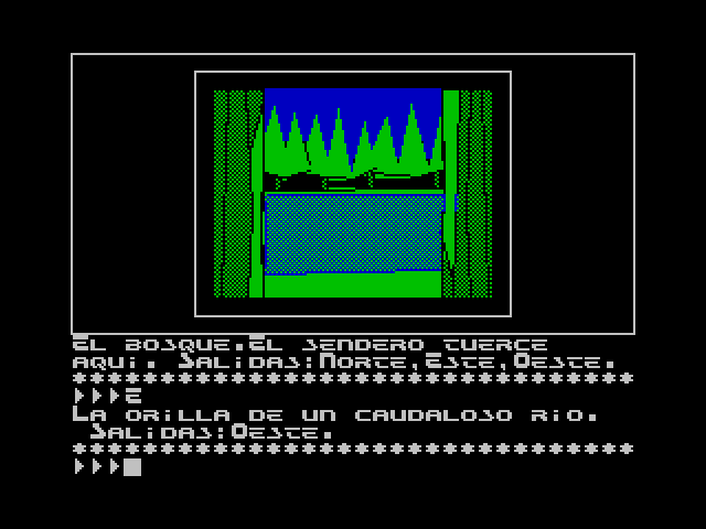 Mega-Corp ZX Spectrum Screenshot: Lost again...