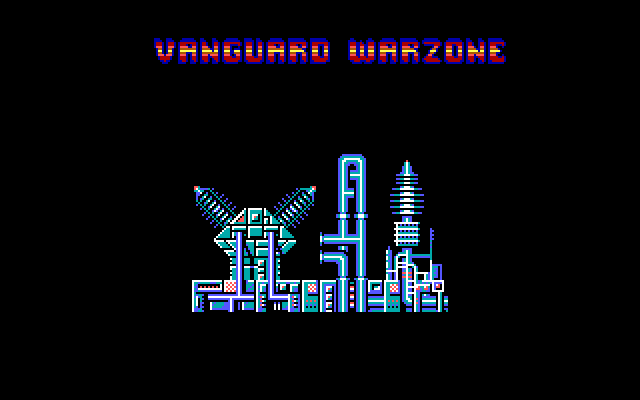 Menace IBM PC/Compatibles Screenshot: On to the Vanguard Warzone.