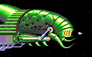 Menace for IBM PC/Compatibles - Game start; your ship is launched!