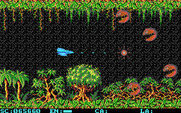 Menace for IBM PC/Compatibles - Some angry looking spheres attack.