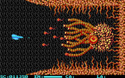 Menace for IBM PC/Compatibles - The first end of level boss.
