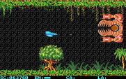 Menace for IBM PC/Compatibles - This giant ship takes a lot of firepower to destroy.
