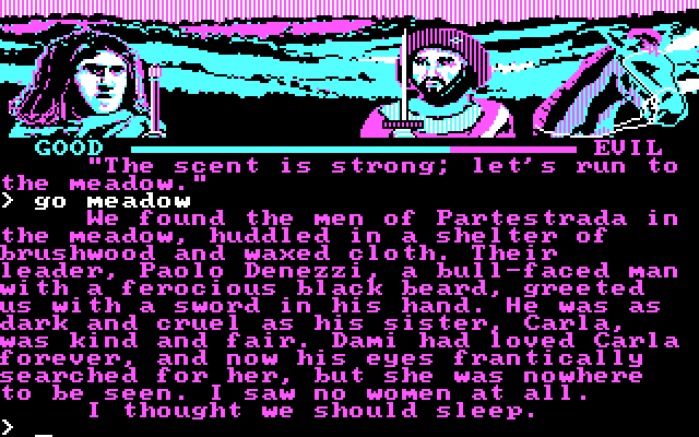 I, Damiano: The Wizard of Partestrada IBM PC/Compatibles Screenshot: Meet the men of Partestrada
