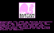 I, Damiano: The Wizard of Partestrada for IBM PC/Compatibles - Initial screen