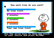 Peanuts Maze Marathon for Apple II - How much time do you want to solve the maze?
