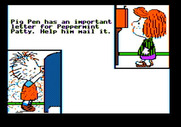 Peanuts Maze Marathon for Apple II - This time we're helping out Pig Pen.
