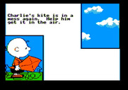 Peanuts Maze Marathon for Apple II - Help Charlie Brown fly the kite...