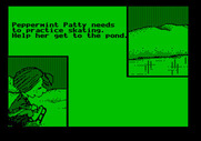 Peanuts Maze Marathon for Apple II - Peppermint Patty needs some help...