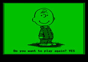 Peanuts Maze Marathon for Apple II - Play the game again?