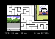 Peanuts Maze Marathon for Commodore 64 - Maze completed!