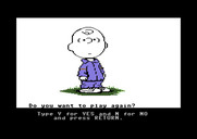 Peanuts Maze Marathon for Commodore 64 - Do you want to play again?