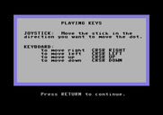 Peanuts Maze Marathon for Commodore 64 - Game instructions, part 1...